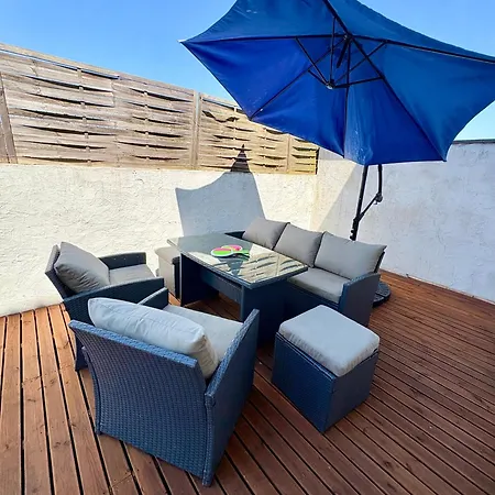 بيت للعطل Maison 6pers,3 Chambres, Clim,terrasse, Jardin, Park تارْب